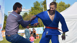 Návštevníci si mohli vyskúšať aj bojové umenia.