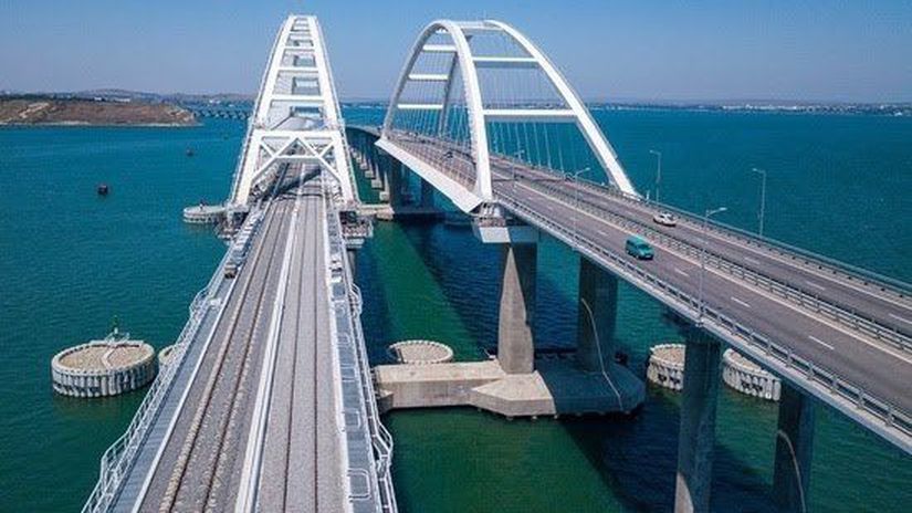 Krymský most 23. augusta 2019