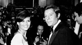 Claudia Cardinale a herec Marcello Mastroianni