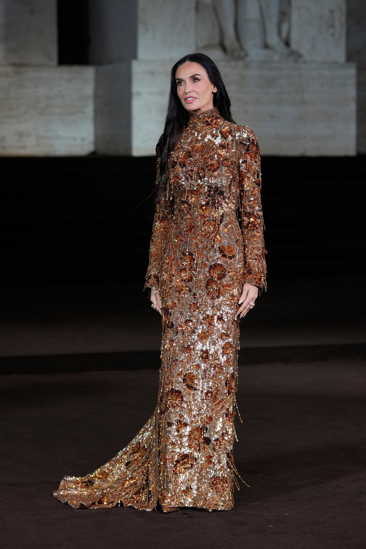 Herečka Demi Moore na prezentácii novej...