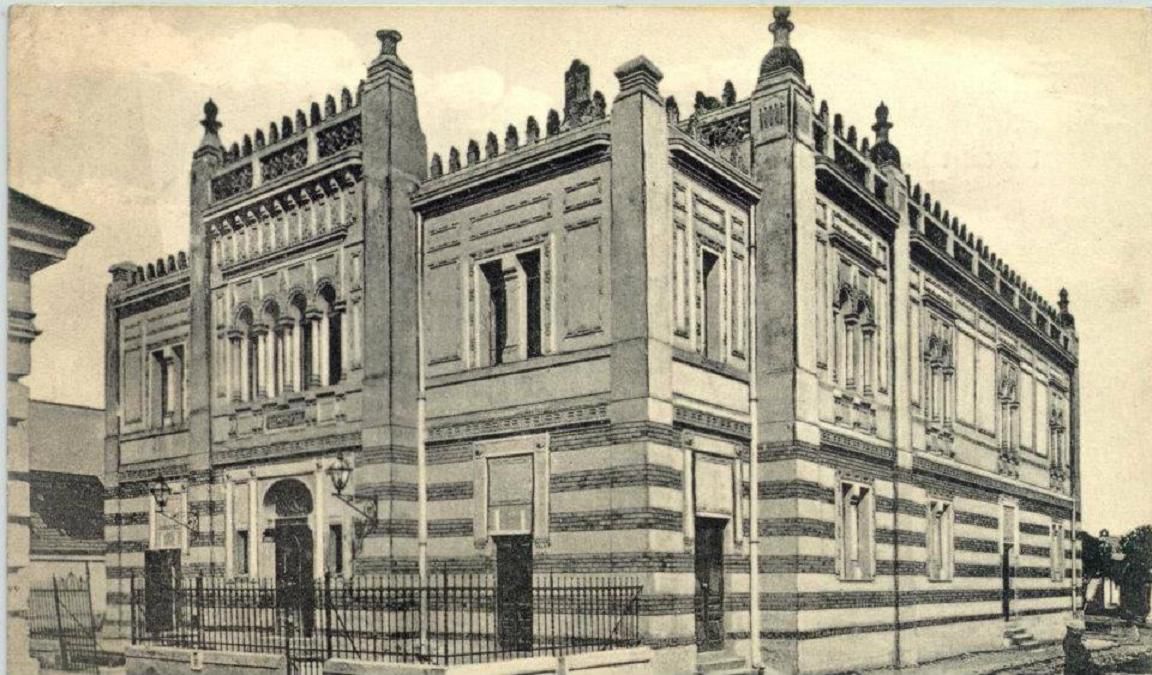 Židovská synagóga v Topoľčanoch v 30. rokoch...