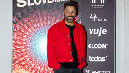 Adam Ďurica na krste albumu Richarda Müllera...