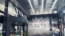 Autobusová stanica Nivy počas premeny v...