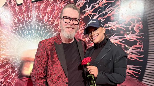 Richard Müller na krste albumu Banket so...