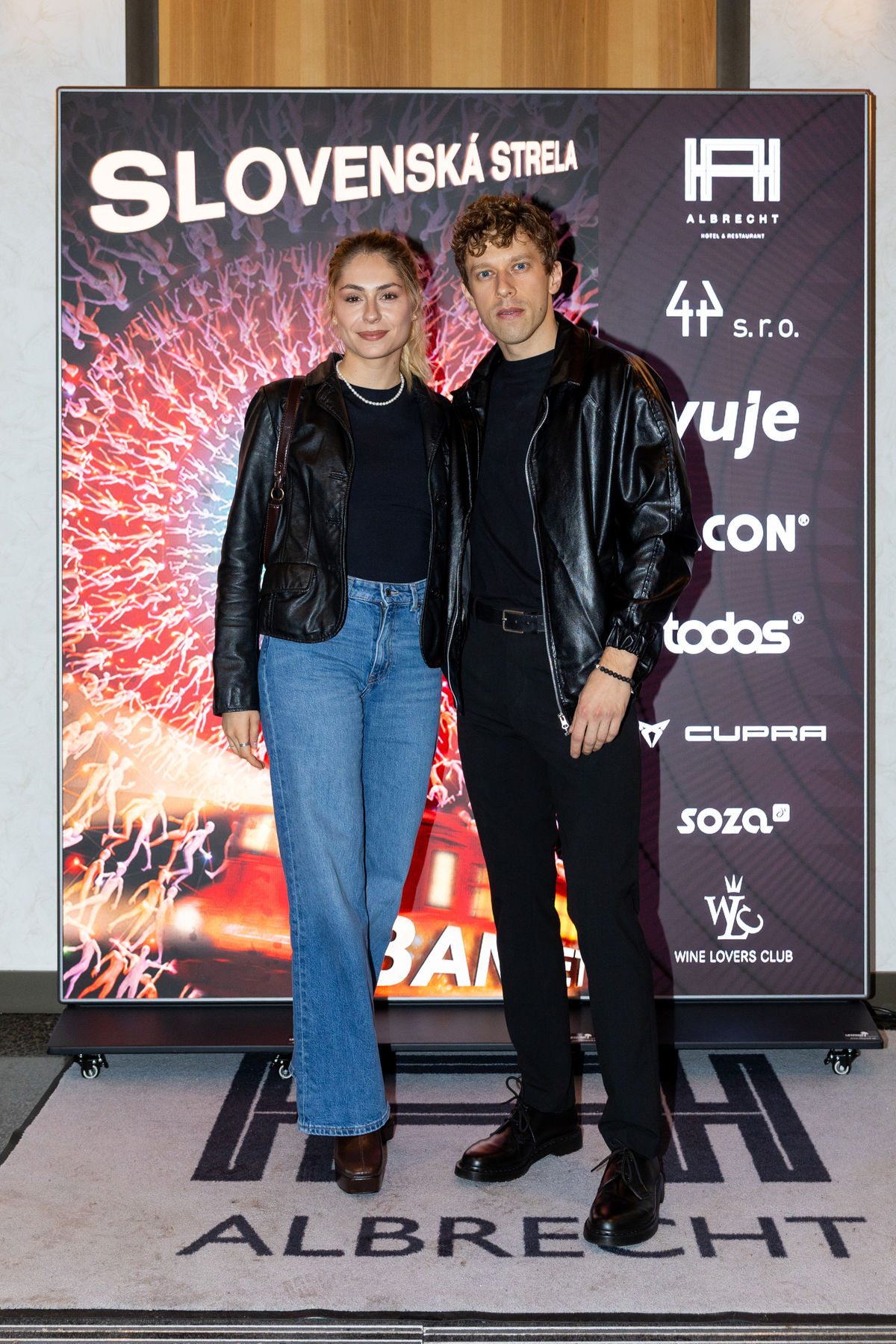 Herec Vladislav Plevčík s partnerkou Annou...