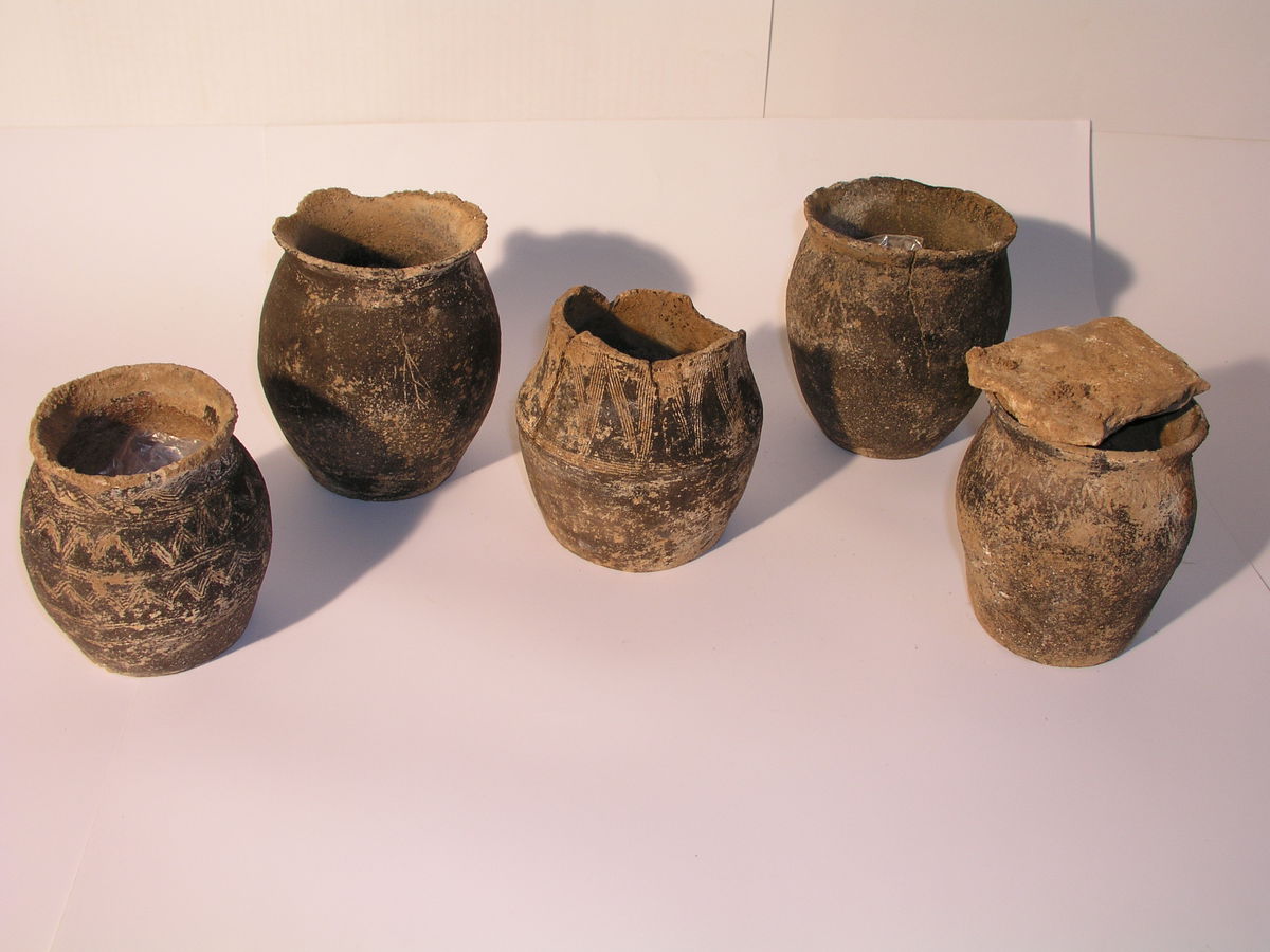 Ukážky ranej slovanskej keramiky z chorvátskej...