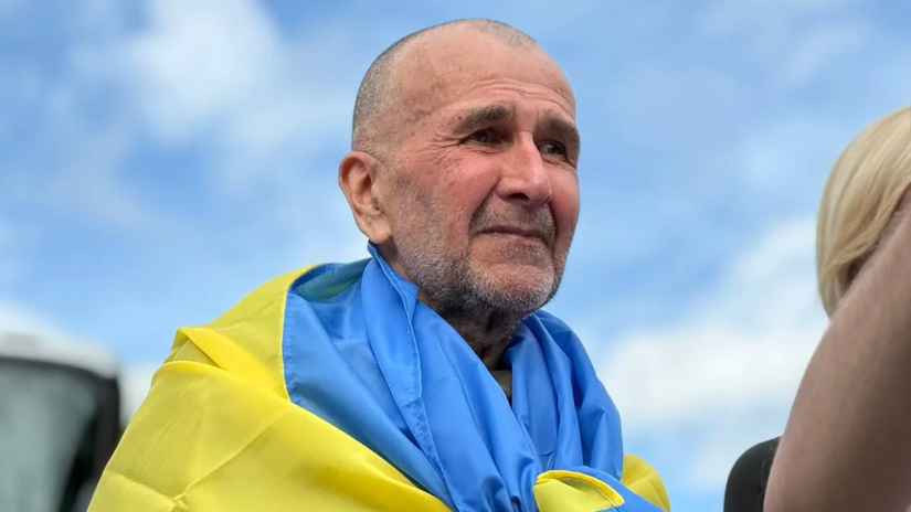 Volodymyr Mykolajenko po prepustení zo zajatia