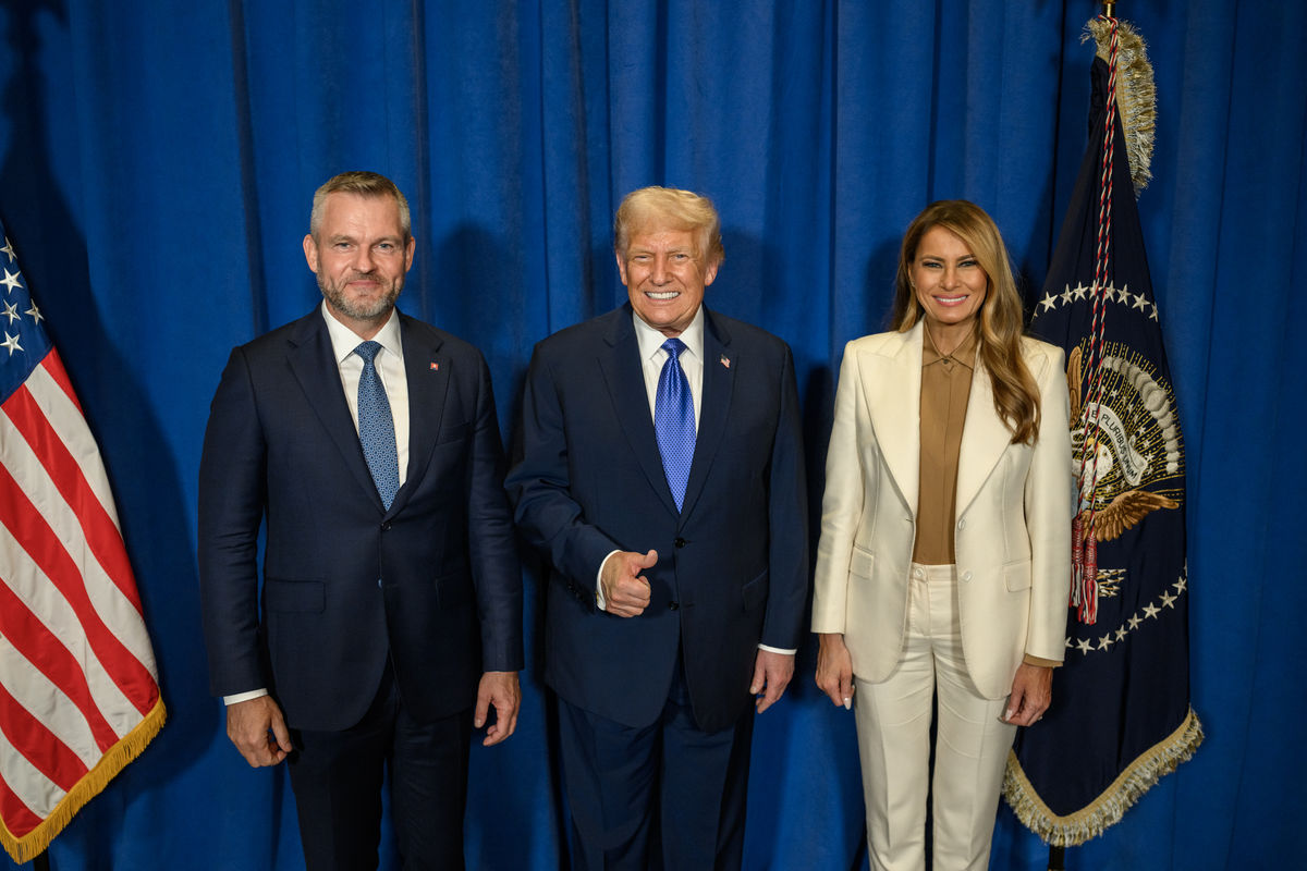 Donald Trump, Melania Trump, Peter Pellegrini