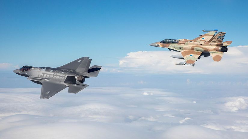 F-35I a F-16I Izraelských vzdušných síl