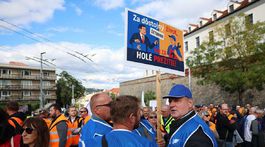 Protest odborárov proti konsolidácii