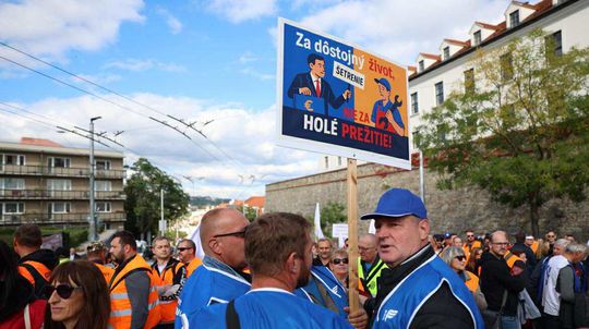 Protest odborárov proti konsolidácii pred...
