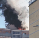 požiar, bytovka, Banská Bystrica, mReportér