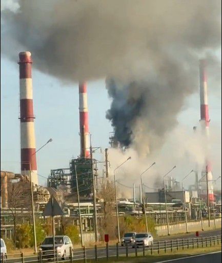 Rafinéria v ruskej Jaroslavli. 