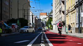 Na snímke priebeh rekonštrukcie na Dunajskej...