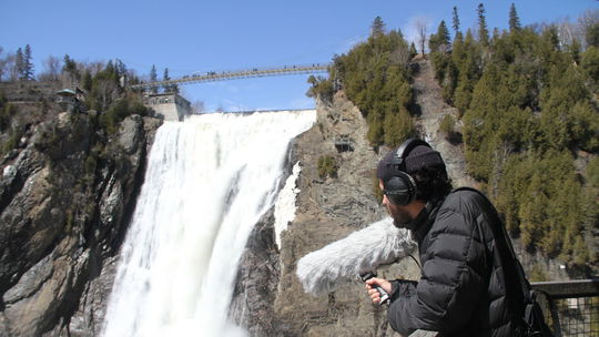 Marc Vilanova v Kanade pri nahrávaní zvukov...