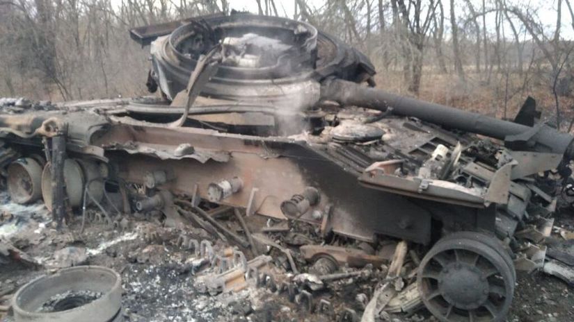 Zničená ruská bojová technika