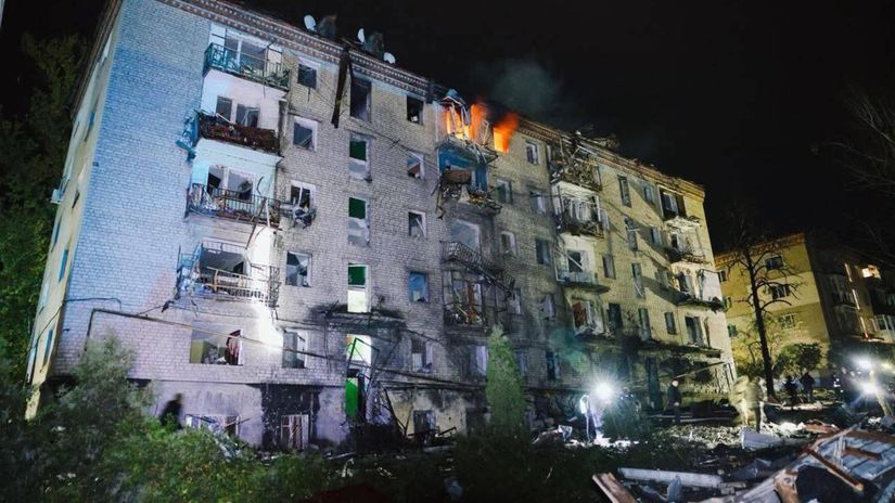 Balaklija po ruskom útoku 2. októbra 2025