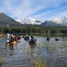 Čistenie / Potápači / Štrbské pleso /