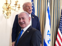 Donald Trump a Benjamin Netanjahu