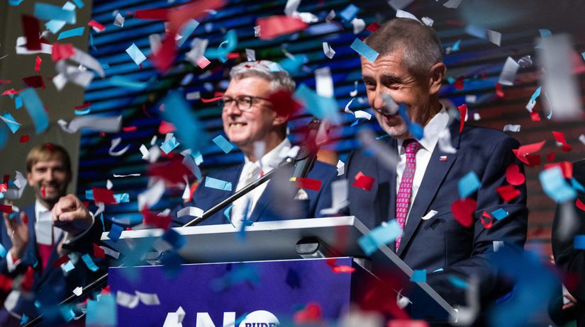 ČR voľbyČR25 parlamentné voľby volebný štáb ANO