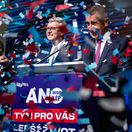 ČR voľbyČR25 parlamentné voľby volebný štáb ANO