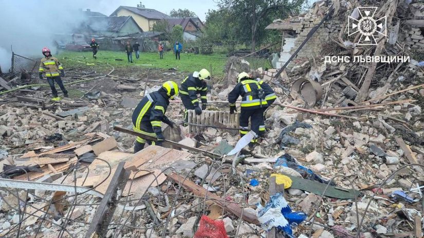 Ľvov po ruskom útoku 5. októbra 2025