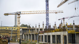 Prešov, výstavba, vojenská nemocnica