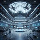 Výskumné centrum dronov - obrázok vytvorený AI