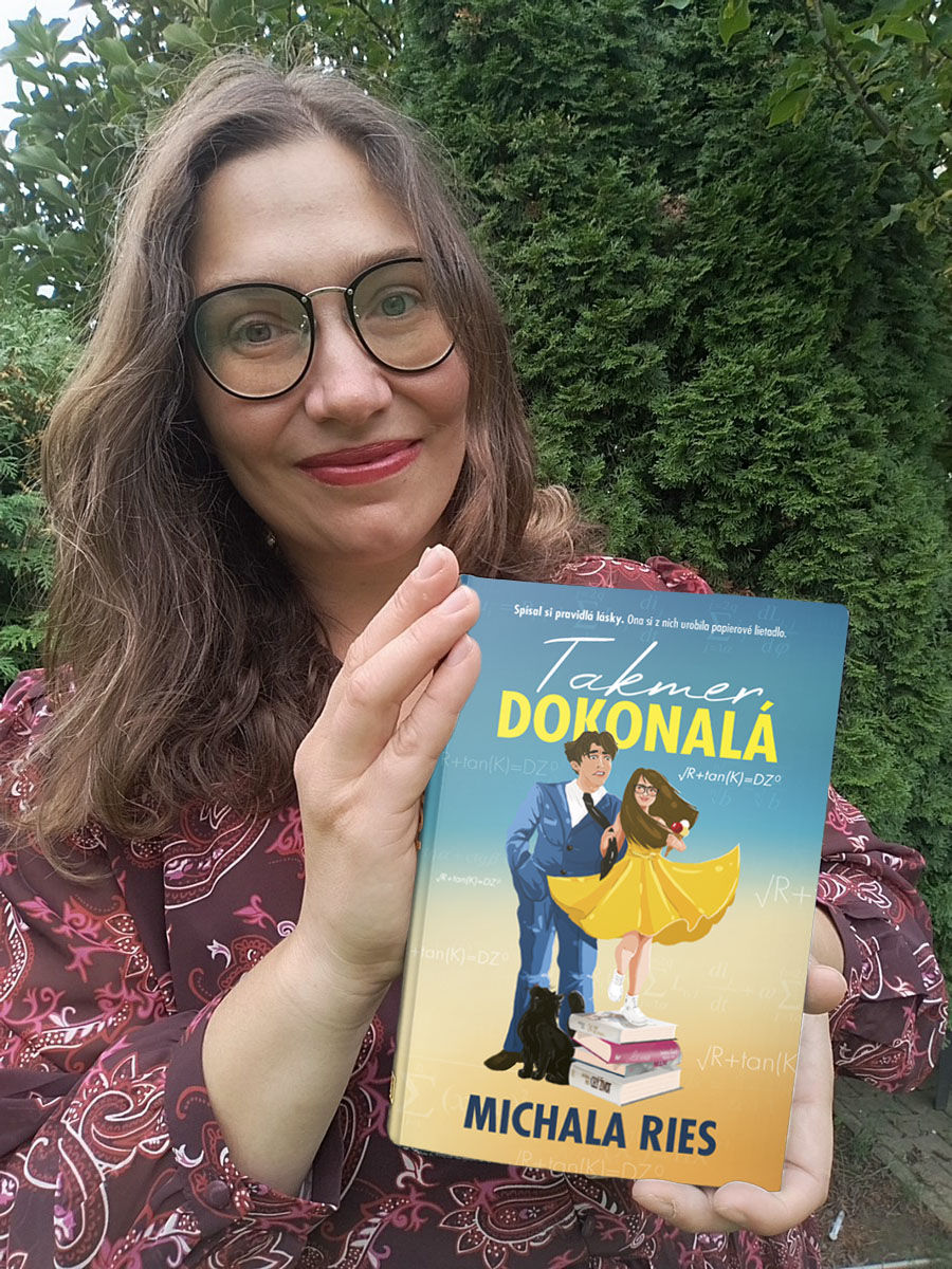 Michala Ries so svojou knižkou Takmer dokonalá