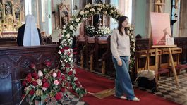 brána, ruže, kostol, Ružomberok