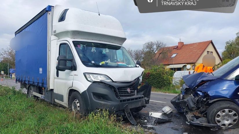havária, zrážka, polícia SR
