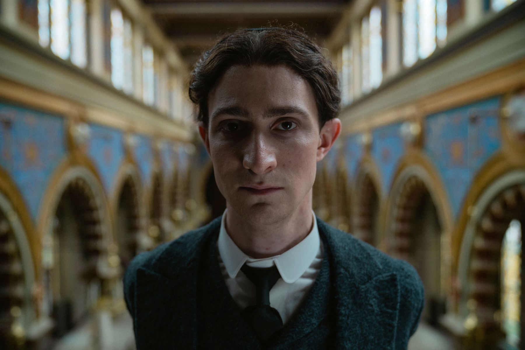 Idan Weiss ako Franz Kafka vo filme Agnieszky...