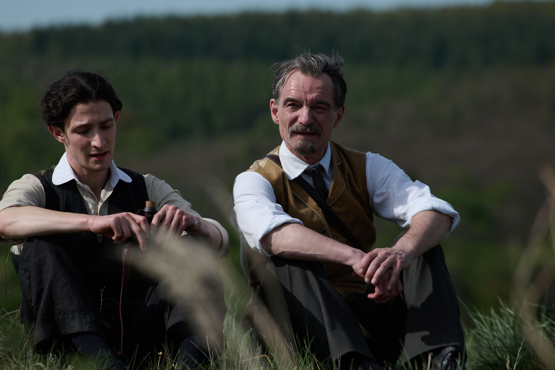 Idan Weiss ako Franz Kafka a Ivan Trojan ako...