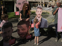 Izrael Gaza Hamas útok výročie rukojemníci protest spomienka