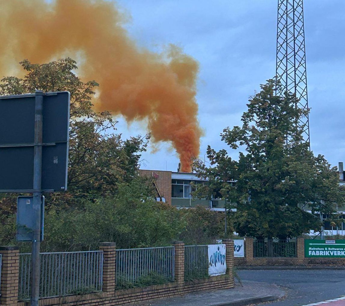 Nemecko Plyn dym toxický