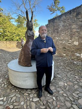 Kurátor projektu Purple Path Alexander Ochs...