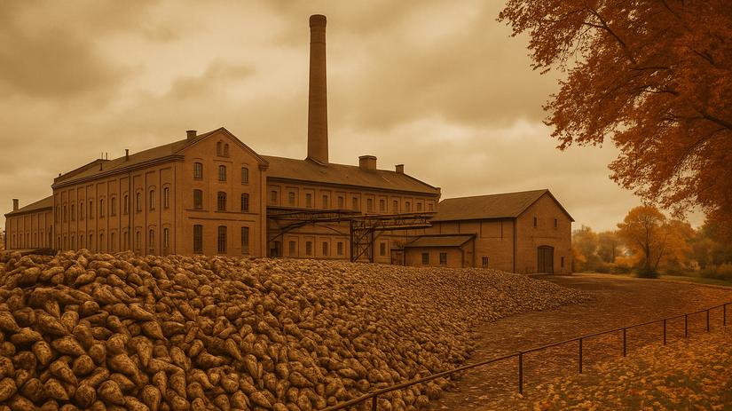 Ilustračná fotografia - Dvor plný cukrovej repy...