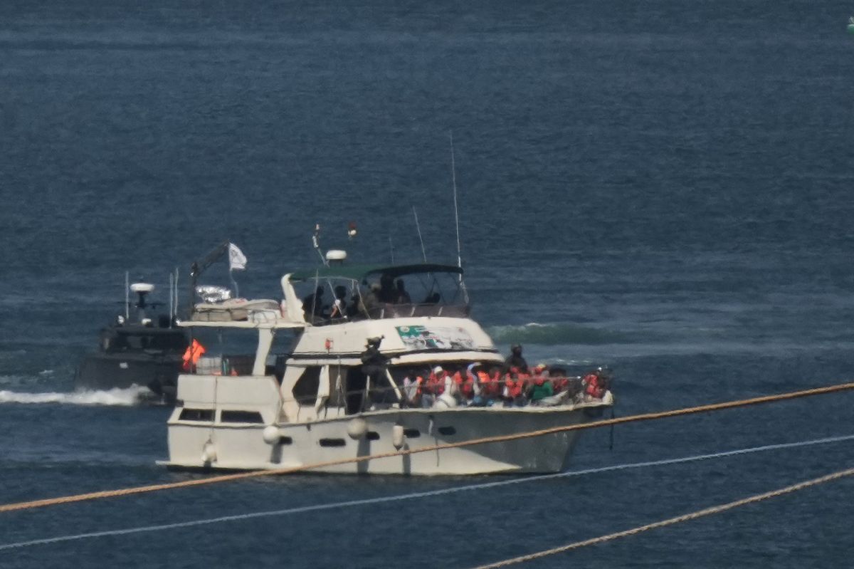 Gaza, Izrael, Palestína, flotila