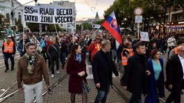 protest, pochod, nám. SNP bratislava, kolíková, hlina, SaS, SIS