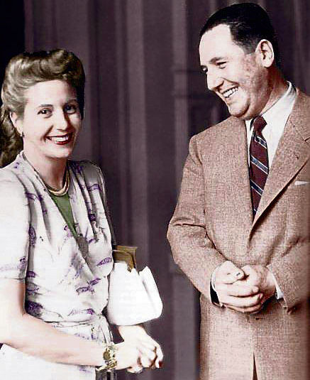 Prezident Juan Perón s manželkou Evitou mali...