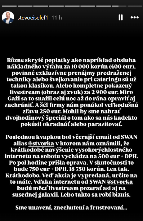 Kritika komentátora Nova Sport Števa Eiseleho...