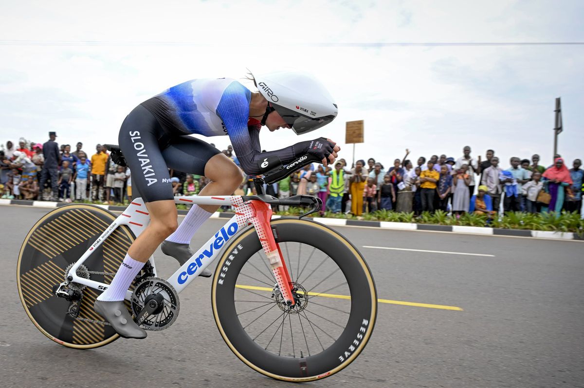 Viktória Chladoňová počas časovky žien do 23...