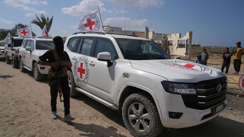 Červený kríž, Hamas, prepustenie rukojemníkov