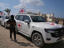 Červený kríž, Hamas, prepustenie rukojemníkov