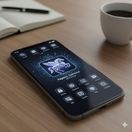 Mobilný telefón s aplikáciou Pegasus - obrázok...