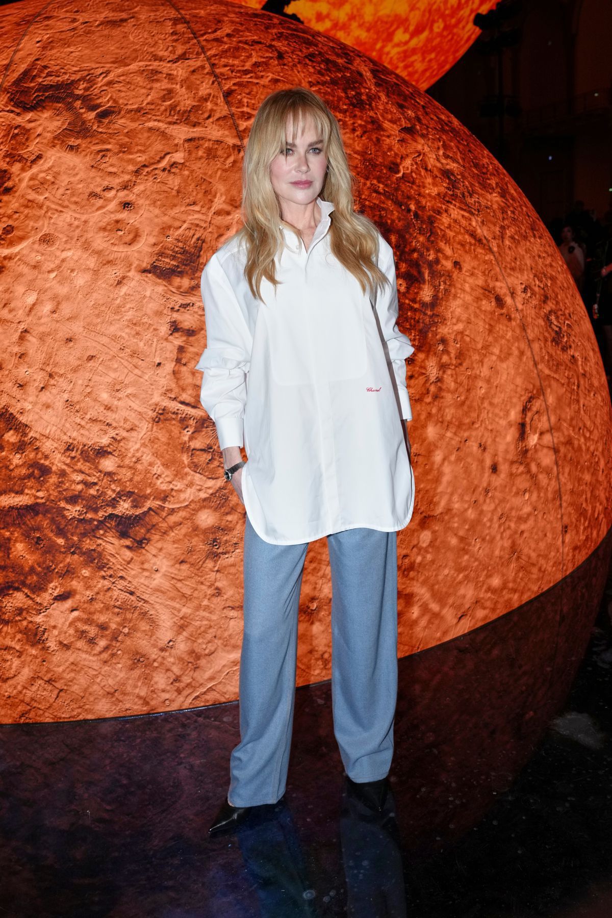 Herečka Nicole Kidman prichádza na prehliadku...