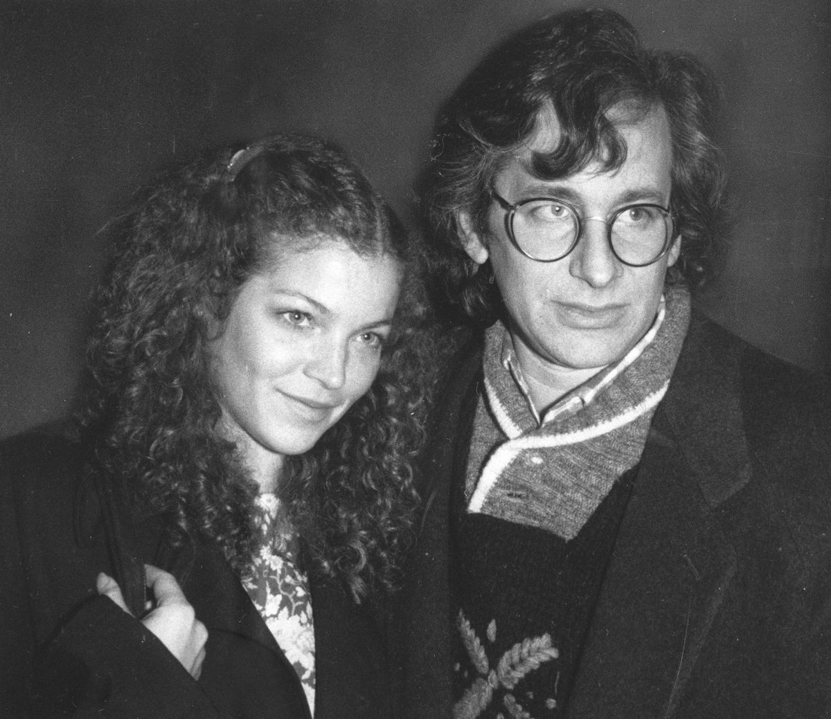 Režisér Steven Spielberg a herečka Amy Irving...