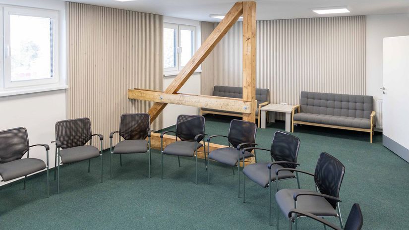 Terapeutická miestnosť – pacienti do nej budú...