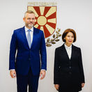 Severné Macedónsko SR Pellegrini stretnutie diplomacia, Gordana Siljanovská-Davková