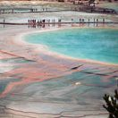 Yellowstone, gejzír, horúci prameň, národný park, USA